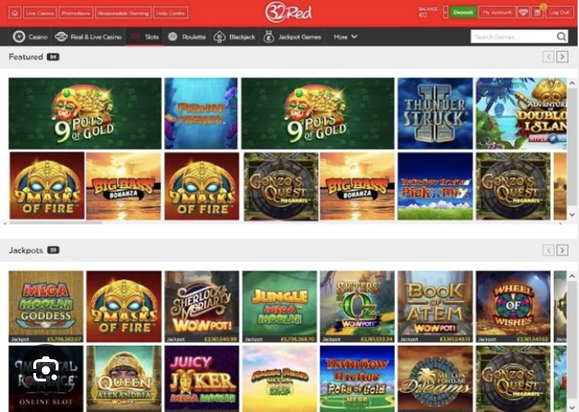 32 Red Casino Website