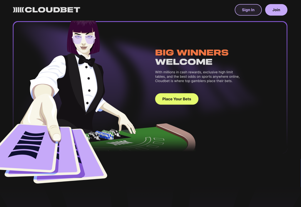 Cloudbet Casino Website