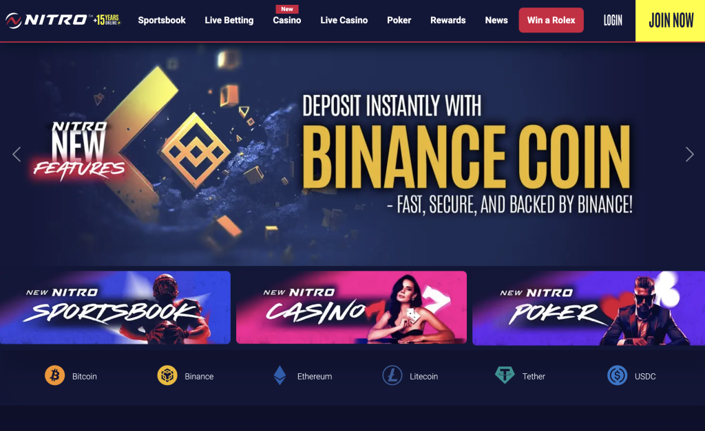 Nitrobetting Casino Website